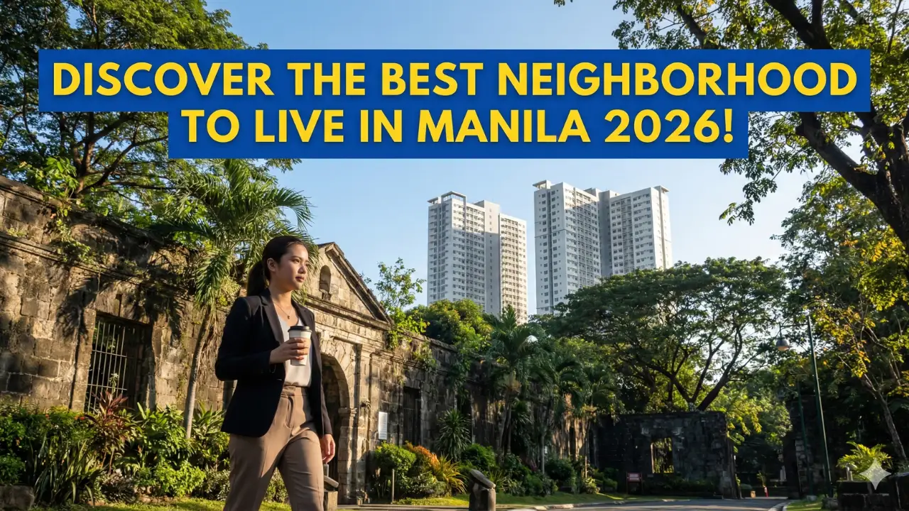 Scenic view of Paco Park representing the best neighborhood to live in Manila 2026.