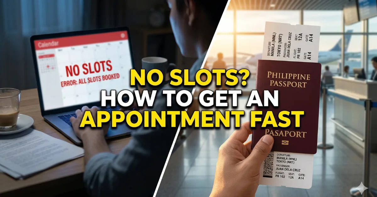 Can't Find a DFA Passport Appointment Slot